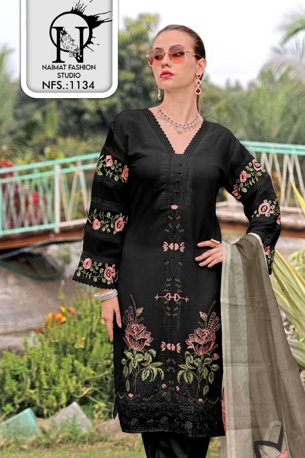 Embroidery Classy Collection D No 1134 Naimat Fashion